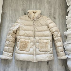 Duck Down Jacket with fur
